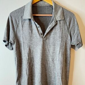 Men’s Lululemon Short Sleeve Metal Vent Tech 2.0 Polo Shirt Size Small